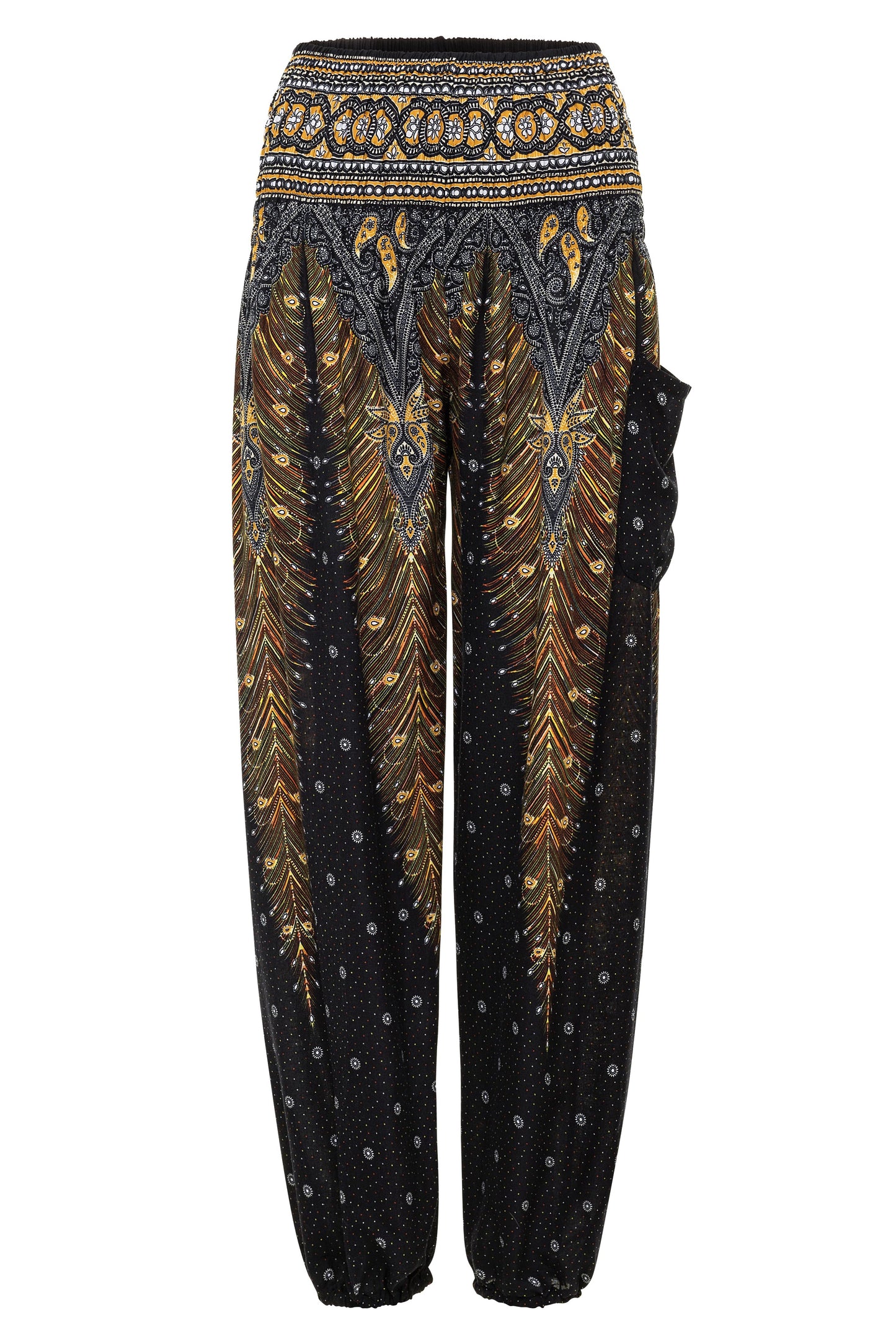Papaya Tree Imports Luxe Printed Harem Pant Imperial