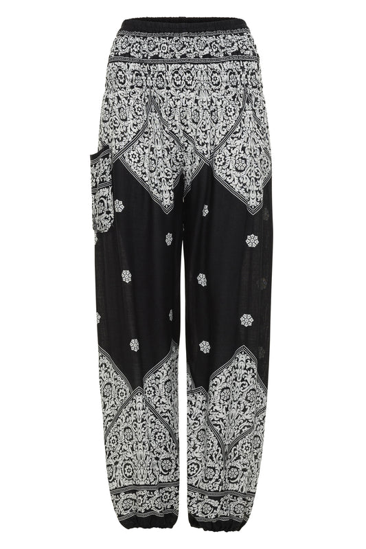 Papaya Tree Imports Luxe Printed Harem Pant Majestic